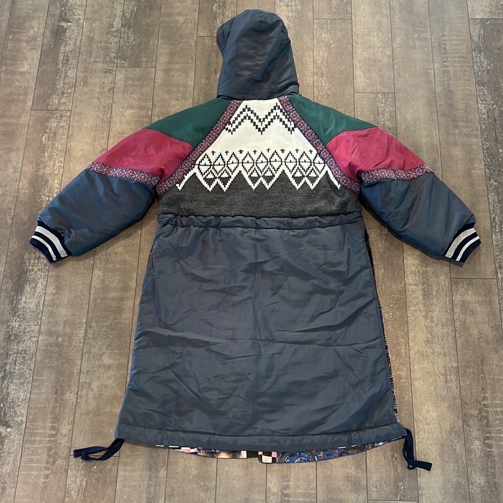 Free People Multicolor Patchwork Coat NWT - Picture 6 of 16